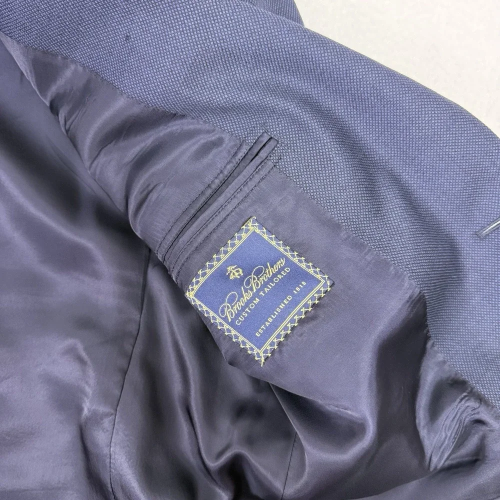 Vintage‎ Brooks Brothers Custom Tailored Blazer Men's 39 Regular 100% Wool USA